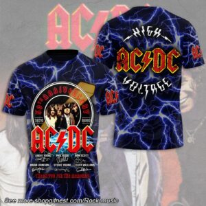 AC/DC 3D T-Shirt Hoodie Sweatshirt – Gift  for Men Women
