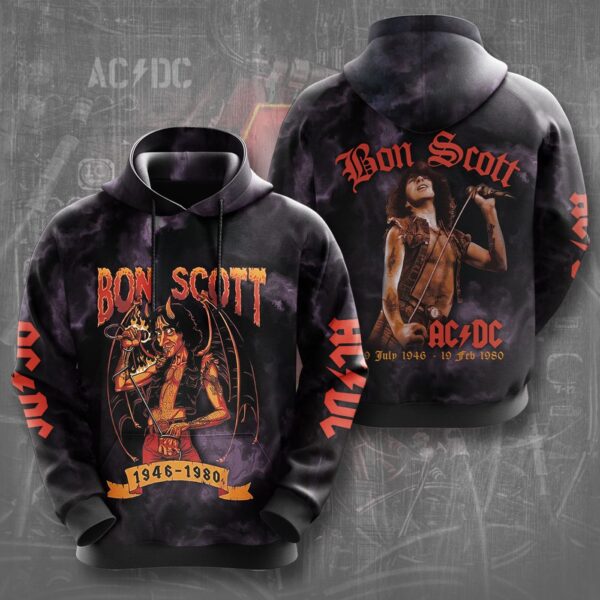 AC/DC 3D T-Shirt Hoodie Sweatshirt – Gift  for Men Women