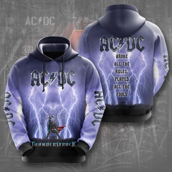 AC/DC 3D T-Shirt Hoodie Sweatshirt – Gift  for Men Women