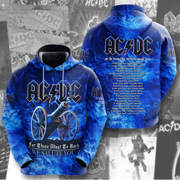 AC/DC 3D T-Shirt Hoodie Sweatshirt – Gift  for Men Women