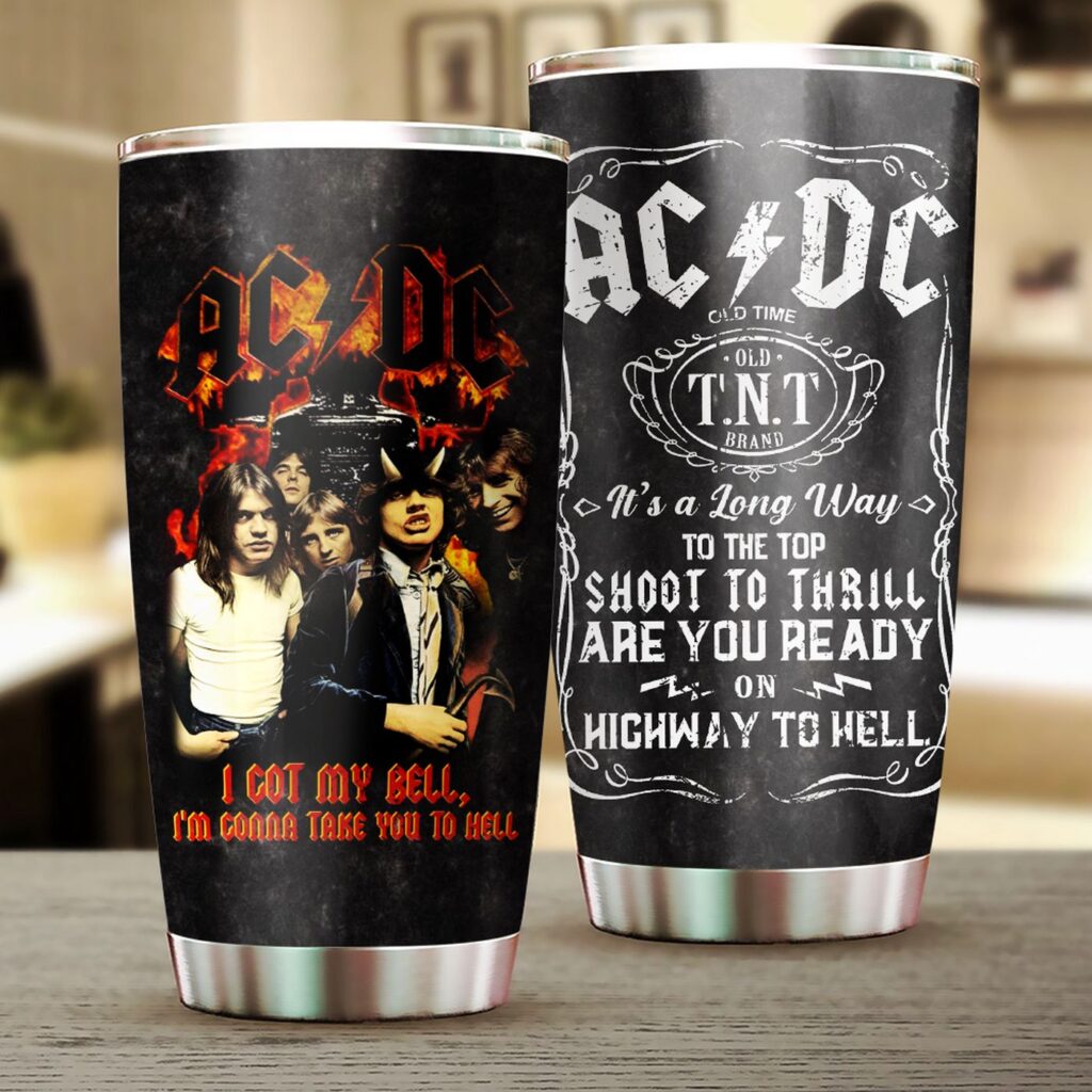 AC/DC Tumbler Cup Gift AC/DC Tumbler Cup Gift