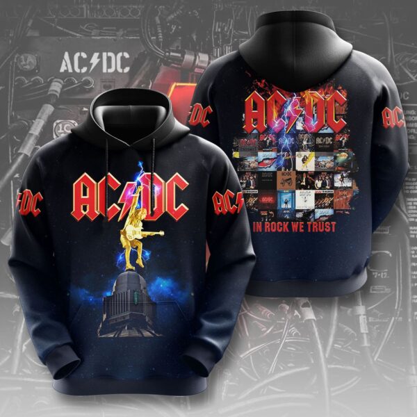 AC/DC X Angus Young 3D T-Shirt Hoodie Sweatshirt – Gift for Men Women