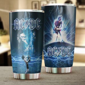 AC/DC x Angus Young Tumbler Cup – Gift for Men Women