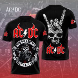 AC/DC x Sons of Anarchy 3D 3D T-Shirt - Sweatshirt - HoodieGift