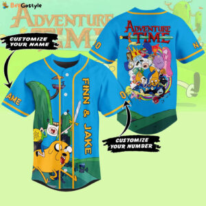 Adventure Time Baseball Jersey For Men Women And Kids Gift