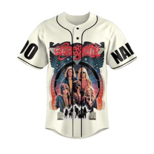 Aerosmith Baseball Jersey For Men Women And Kids Gift 1