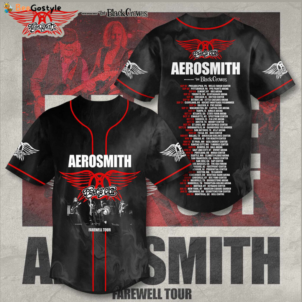 Aerosmith Baseball Jersey Gift Aerosmith Baseball Jersey Gift