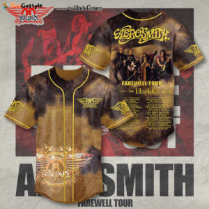 Aerosmith 3D Printed Baseball Jersey Gift