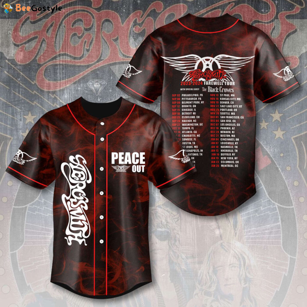 Aerosmith Baseball Jersey Gift Aerosmith Baseball Jersey Gift