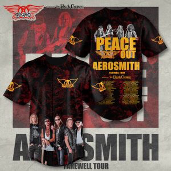 Aerosmith Baseball Jersey Gift