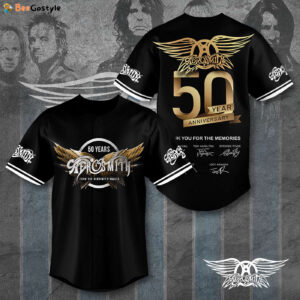 Aerosmith 3D Printed Baseball Jersey Gift