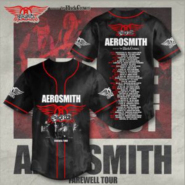 Aerosmith Baseball Jersey Gift