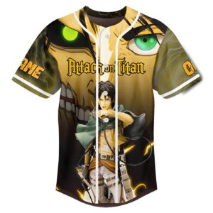 Attack On Titan Baseball Jersey For Men Women And Kids Gift 1