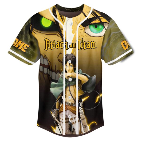 Attack On Titan Baseball Jersey For Men Women And Kids Gift