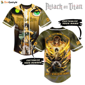 Attack On Titan Baseball Jersey For Men Women And Kids Gift
