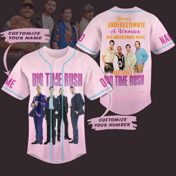 Big Time Rush Baseball Jersey For Men Women And Kids Gift