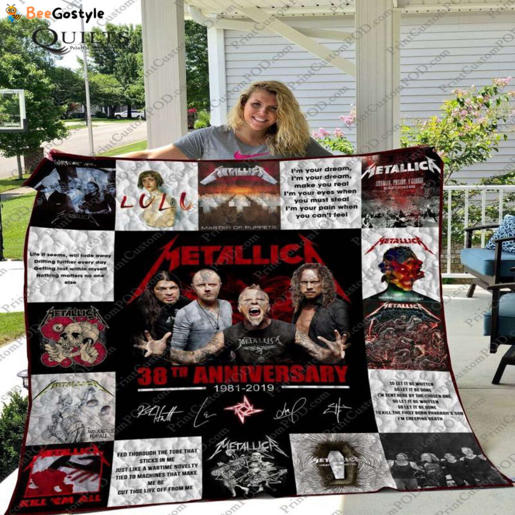 BM Metallica Quilt Blanket BM Metallica Quilt Blanket