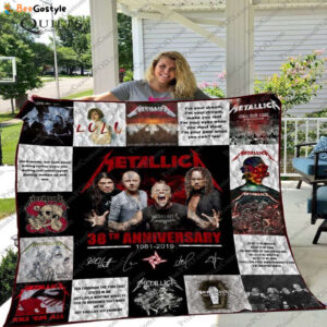 BM Metallica Quilt Blanket