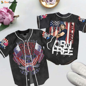 Born Free Baseball Jersey For Men Women And Kids Gift
