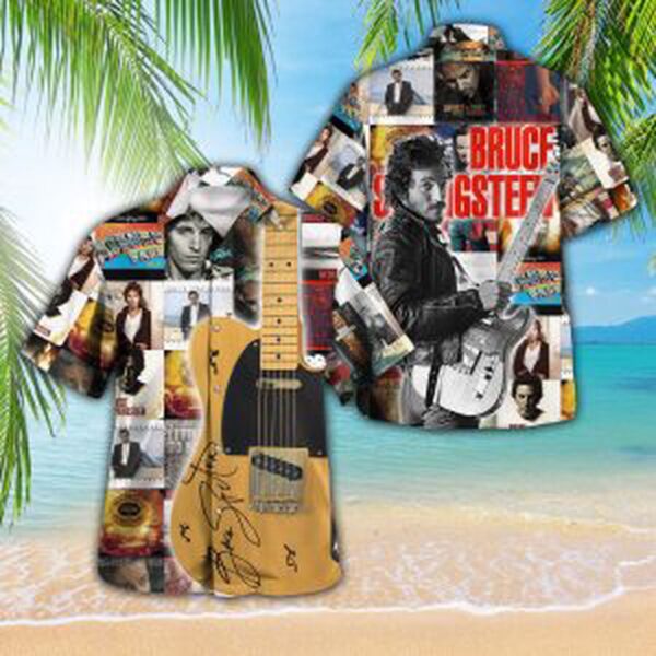 Bruce Springsteen 3D Hawaii Shirt – Gift  for Men Women