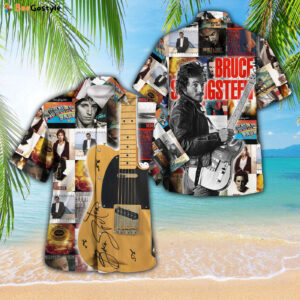 Bruce Springsteen 3D Hawaii Shirt – Gift  for Men Women