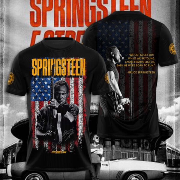 Bruce Springsteen 3D T-Shirt – Gift  for Men Women