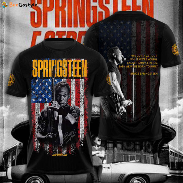 Bruce Springsteen 3D T-Shirt – Gift  for Men Women