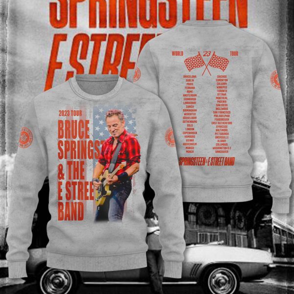 Bruce Springsteen 3D T-Shirt Hoodie Sweatshirt – Gift  for Men Women