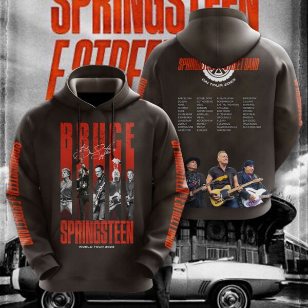 Bruce Springsteen 3D T-Shirt Hoodie Sweatshirt – Gift  for Men Women