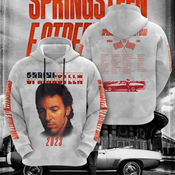 Bruce Springsteen 3D T-Shirt Hoodie Sweatshirt – Gift  for Men Women