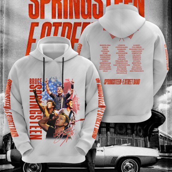 Bruce Springsteen 3D T-Shirt Hoodie Sweatshirt – Gift  for Men Women