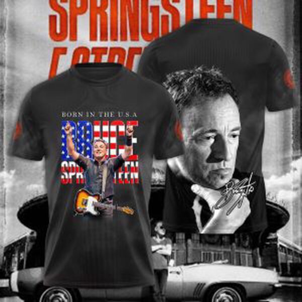 Bruce Springsteen 3D T-Shirt Hoodie Sweatshirt – Gift  for Men Women