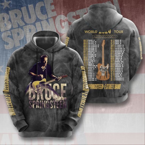 Bruce Springsteen 3D T-Shirt Hoodie Sweatshirt – Gift  for Men Women