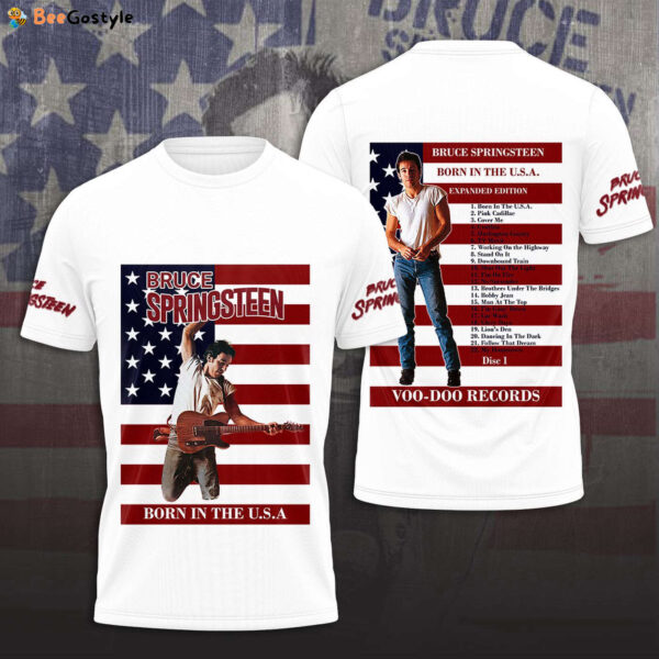 Bruce Springsteen 3D T-Shirt Hoodie Sweatshirt – Gift  for Men Women