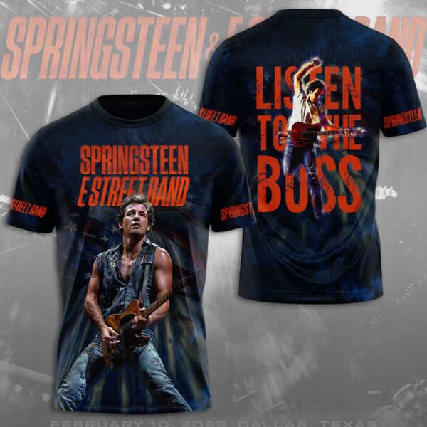 Bruce Springsteen 3D T-Shirt Hoodie Sweatshirt – Gift  for Men Women