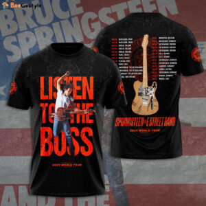Bruce Springsteen 3D T-Shirt Hoodie Sweatshirt – Gift  for Men Women