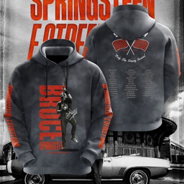 Bruce Springsteen 3D T-Shirt Hoodie Sweatshirt – Gift  for Men Women
