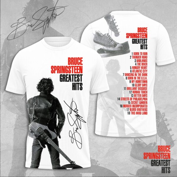 Bruce Springsteen 3D T-Shirt Hoodie Sweatshirt – Gift  for Men Women