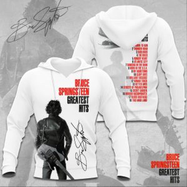 Bruce Springsteen 3D T-Shirt Hoodie Sweatshirt – Gift  for Men Women