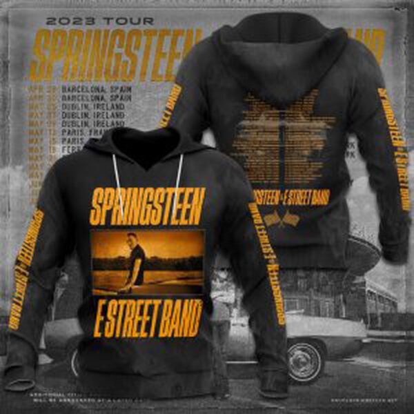 Bruce Springsteen 3D T-Shirt Hoodie Sweatshirt – Gift  for Men Women