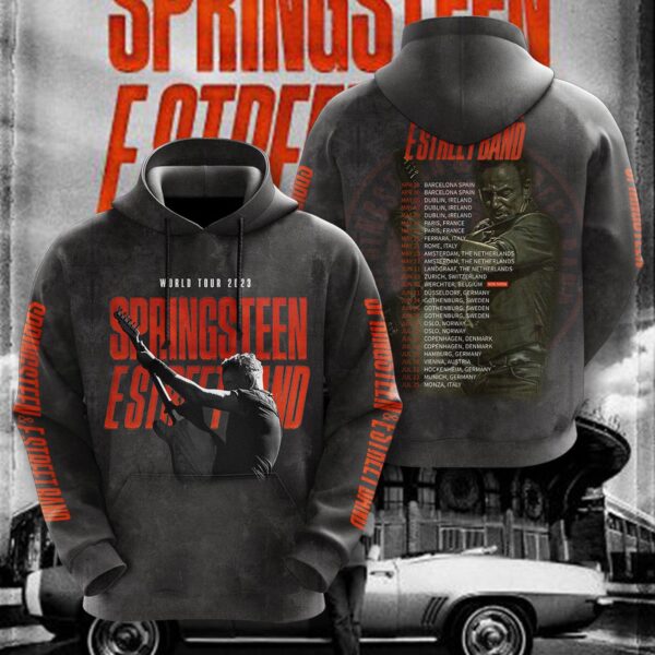 Bruce Springsteen 3D T-Shirt Hoodie Sweatshirt – Gift  for Men Women