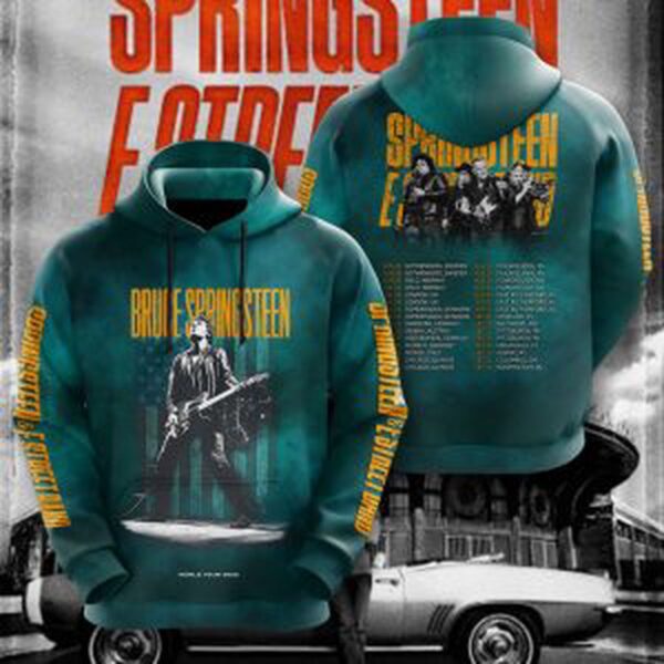 Bruce Springsteen 3D T-Shirt Hoodie Sweatshirt – Gift  for Men Women