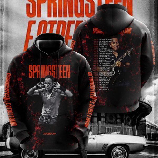 Bruce Springsteen 3D T-Shirt Hoodie Sweatshirt – Gift  for Men Women