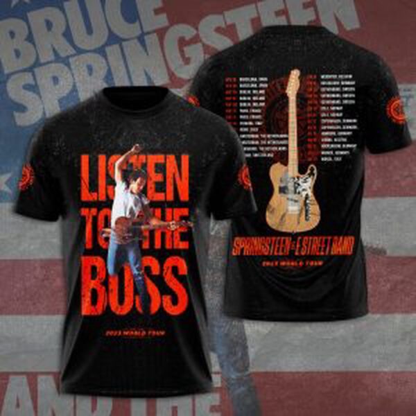 Bruce Springsteen 3D T-Shirt Hoodie Sweatshirt – Gift  for Men Women