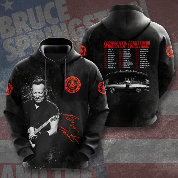 Bruce Springsteen 3D T-Shirt Hoodie Sweatshirt – Gift  for Men Women