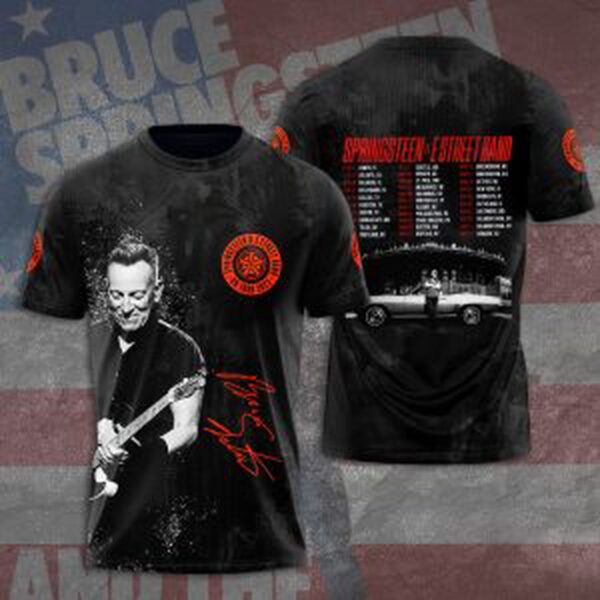 Bruce Springsteen 3D T-Shirt Hoodie Sweatshirt – Gift  for Men Women