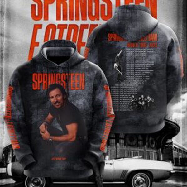 Bruce Springsteen 3D T-Shirt Hoodie Sweatshirt – Gift  for Men Women
