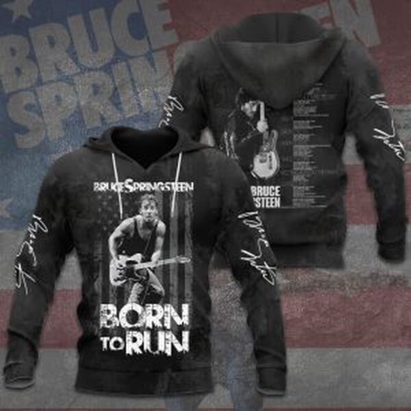 Bruce Springsteen 3D T-Shirt Hoodie Sweatshirt – Gift  for Men Women