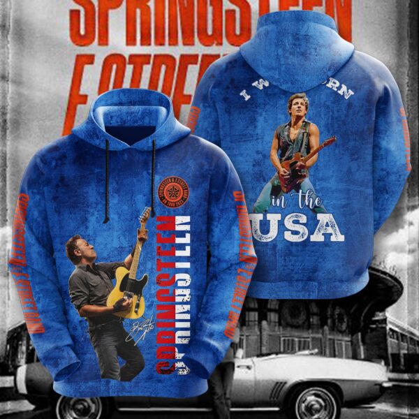 Bruce Springsteen 3D T-Shirt Hoodie Sweatshirt – Gift  for Men Women