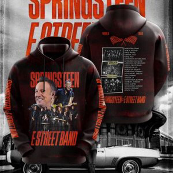 Bruce Springsteen 3D T-Shirt Hoodie Sweatshirt – Gift  for Men Women